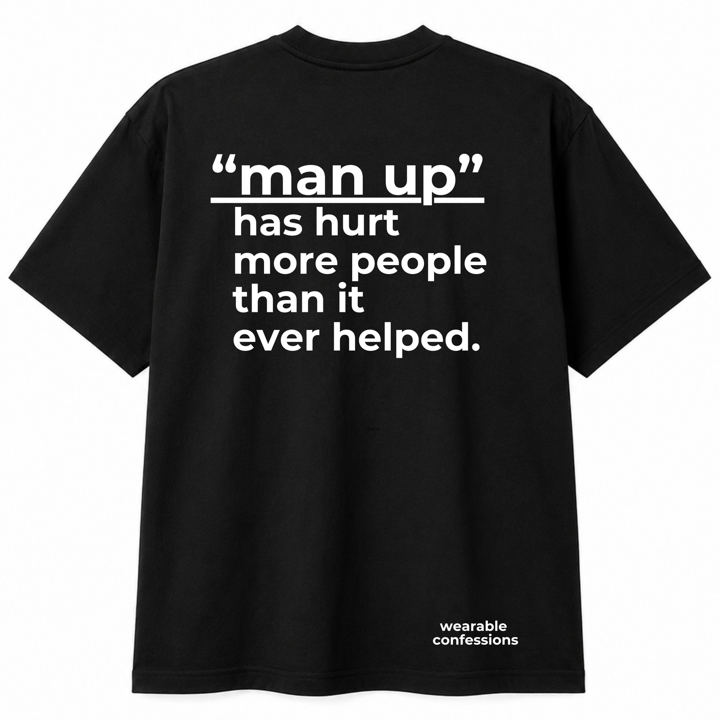 man up...