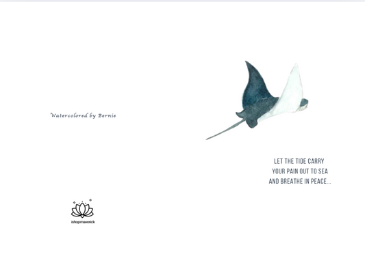 Breathe in Peace Card - Healing & Release Affirmation Card