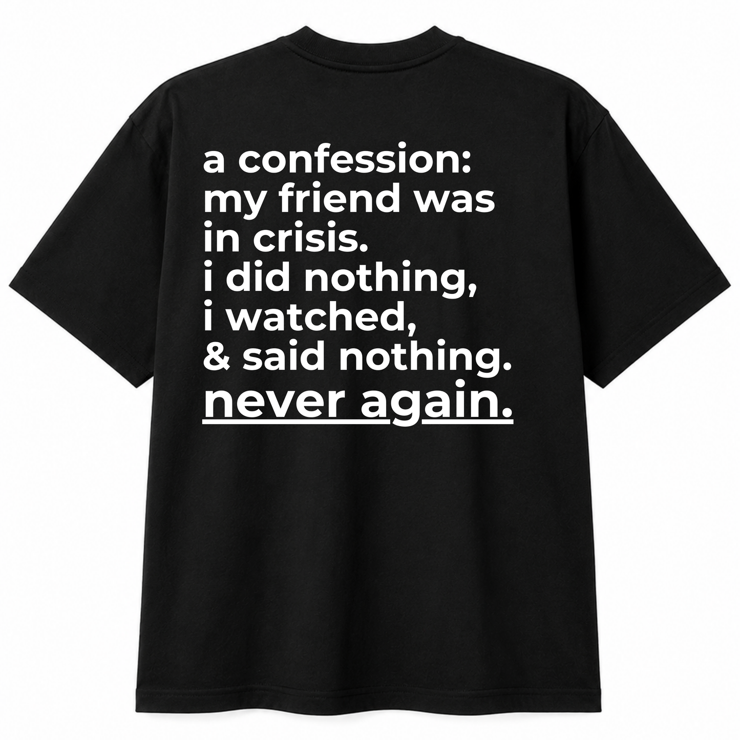 a confession: my friend